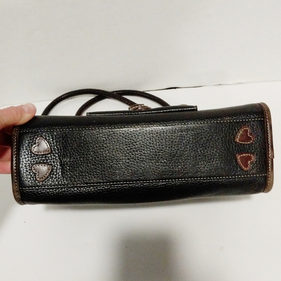 Brighton Pebble leather brown and black handbag - Picture 3 of 6